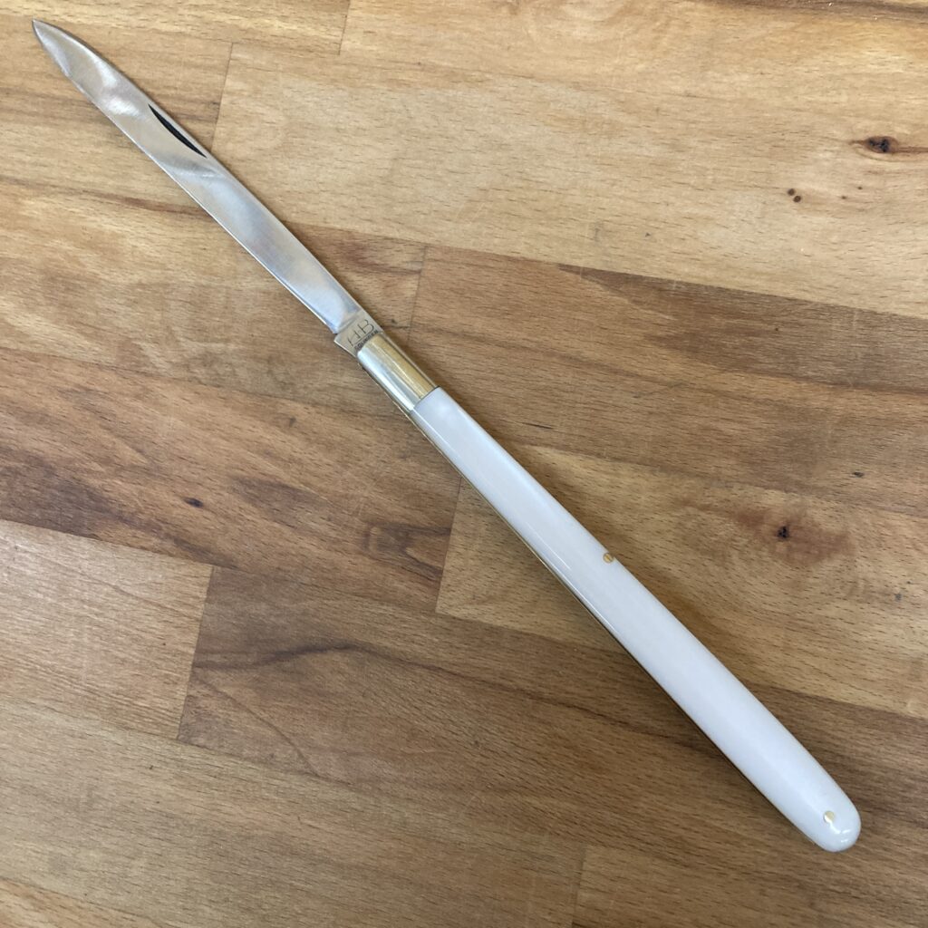 Taschenmesser Perlmutt – Nachher
